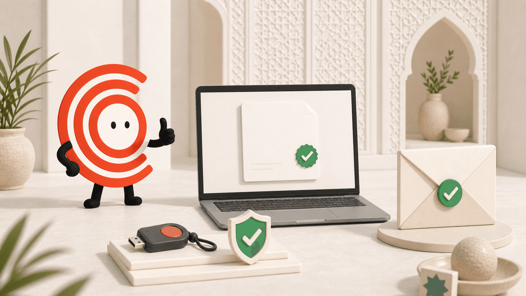 Signal teste un certificat Barid eSign sur une offre électronique